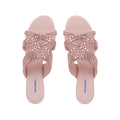Jada - Women's Pink Hand Set Crystals 50mm Heels