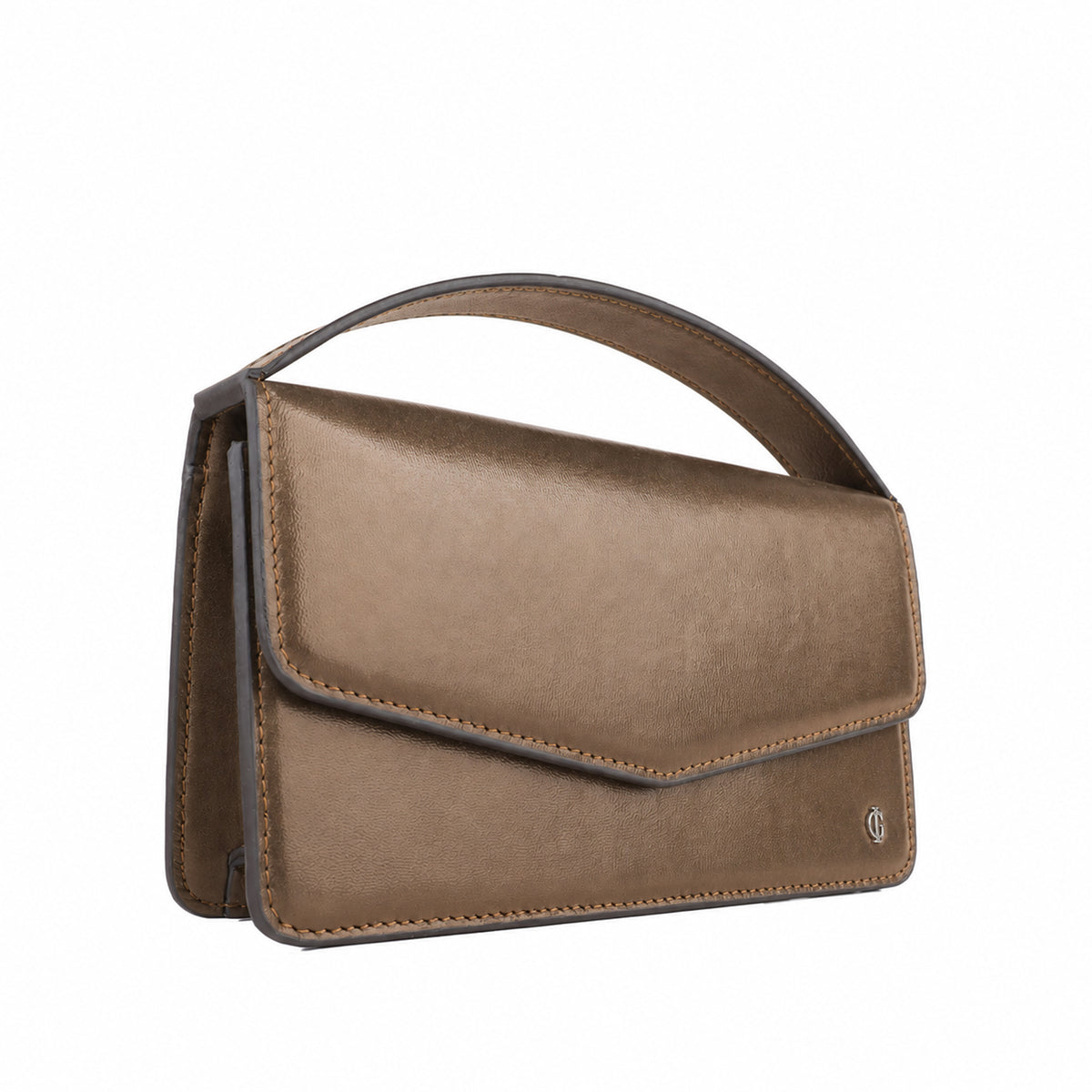 Victoria  - Bronze Micro Hand Bag