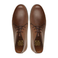 Benin - Men's Dark Brown Pebble Grain Chukka Boot