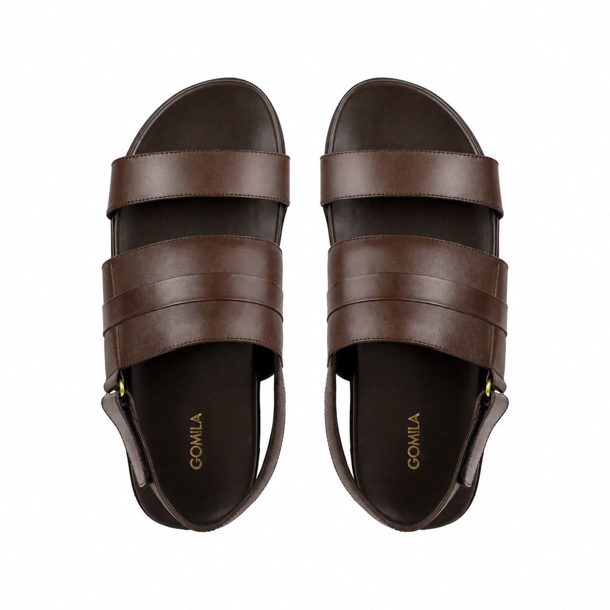 Fidel  - Men's Light Brown Calf Leather Sandal