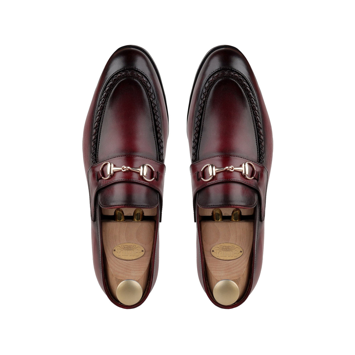 Eric - Men's Oxblood Calf Leather Loafer