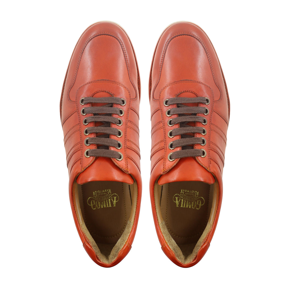 Ninjat - Men's Tan Calf Leather Jogger