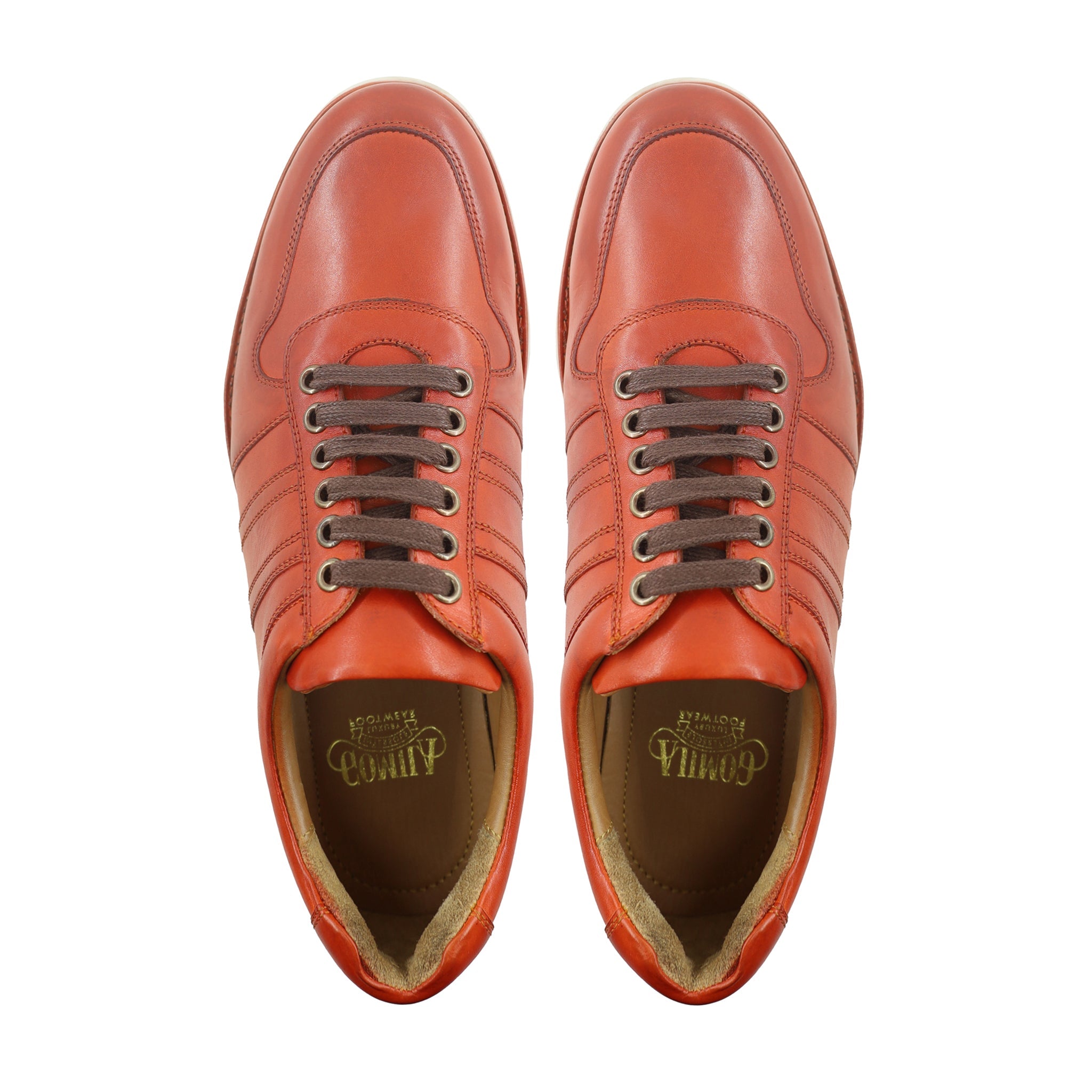Ninjat - Men's Tan Calf Leather Jogger