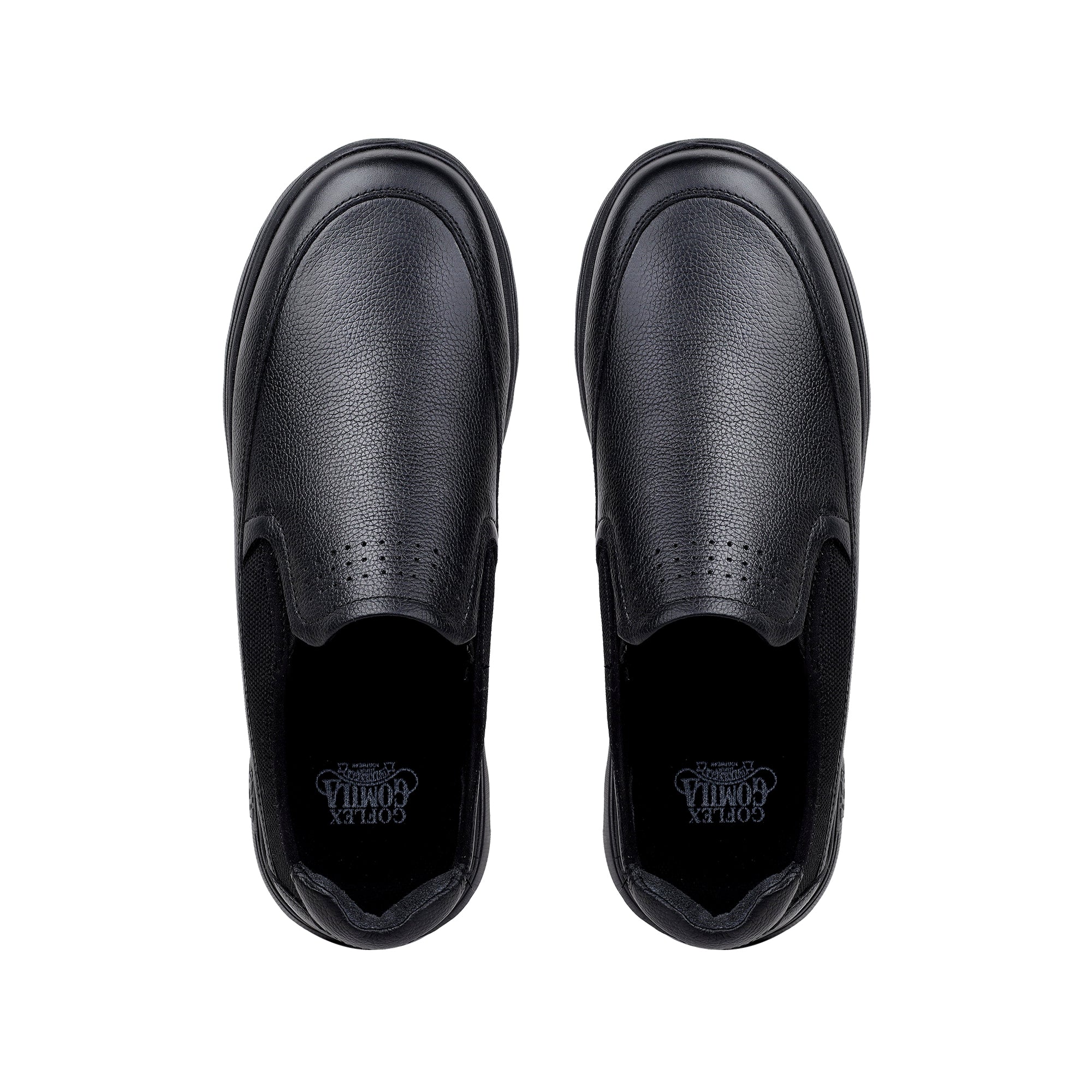 Apollo - Men's Black Milled Leather Sneaker