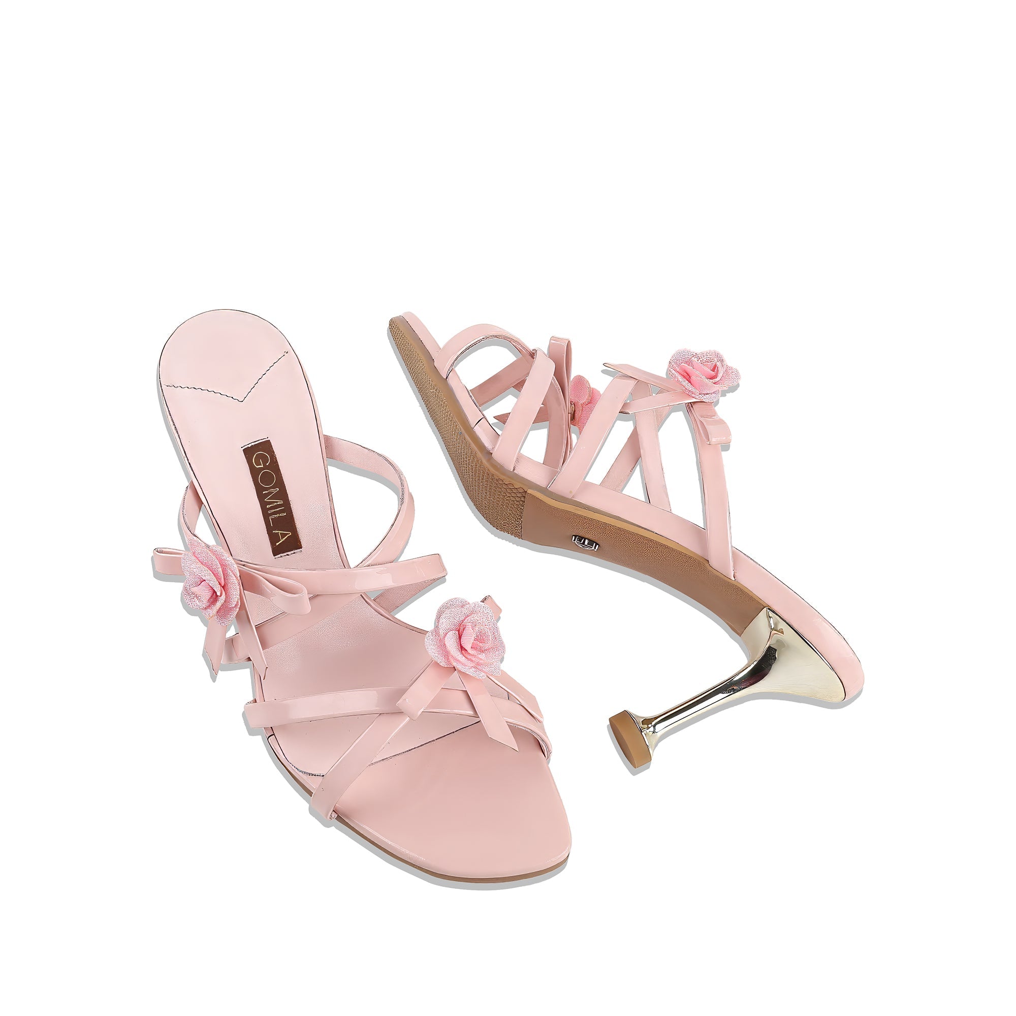 Lucy - Women’s Pink 70mm Heels