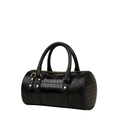 Niva - Black Crocodile Leather Hand Bag