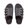Nero - Men's Brown Calf Leather Slipper