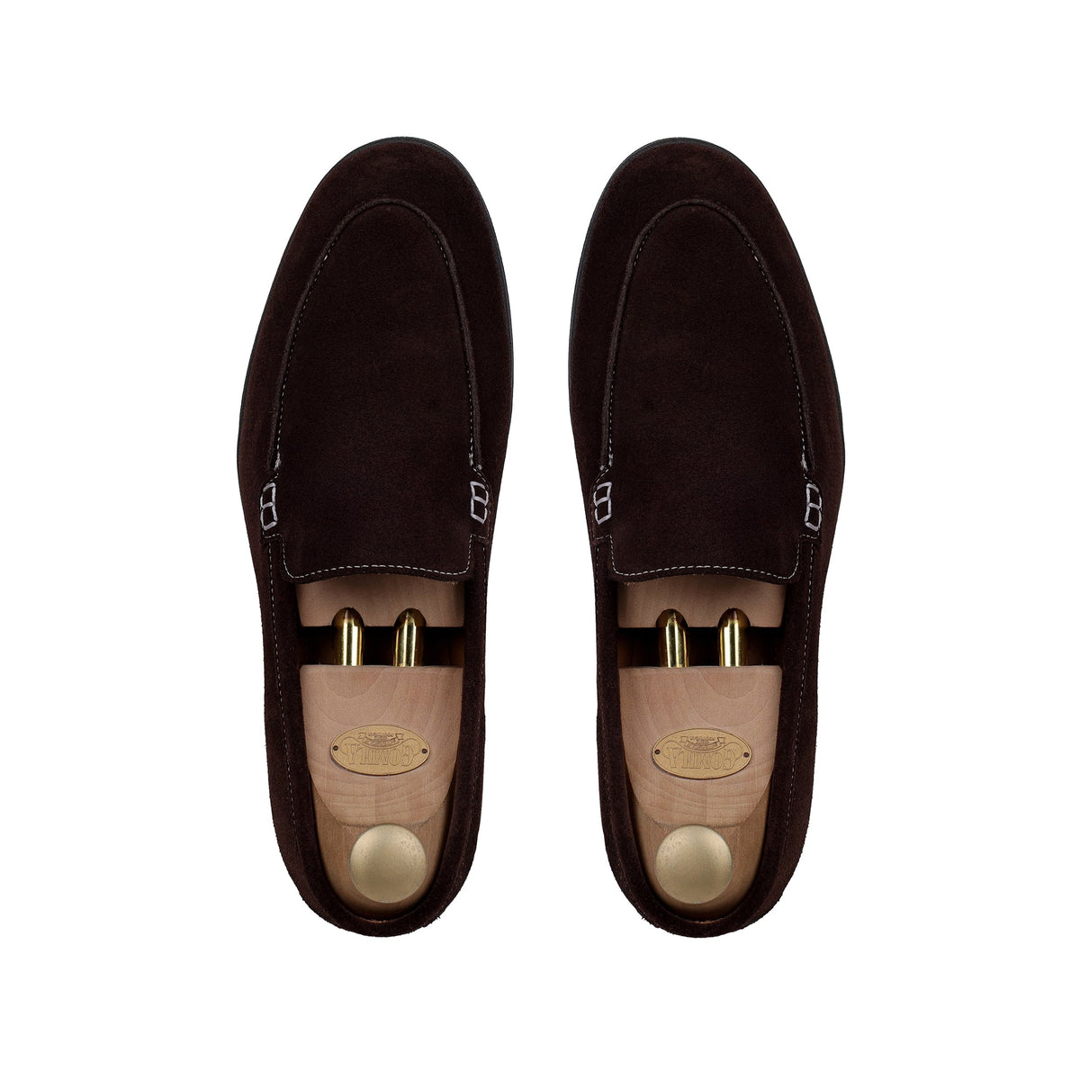 Crest - Men's Chocolate Brown Suede Loafer