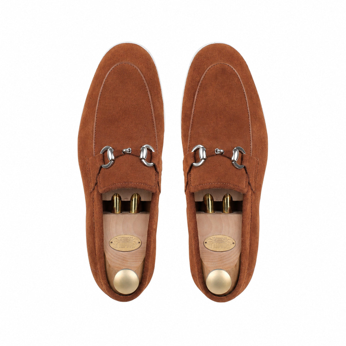 Vesco - Men's Cognac Suede Loafer