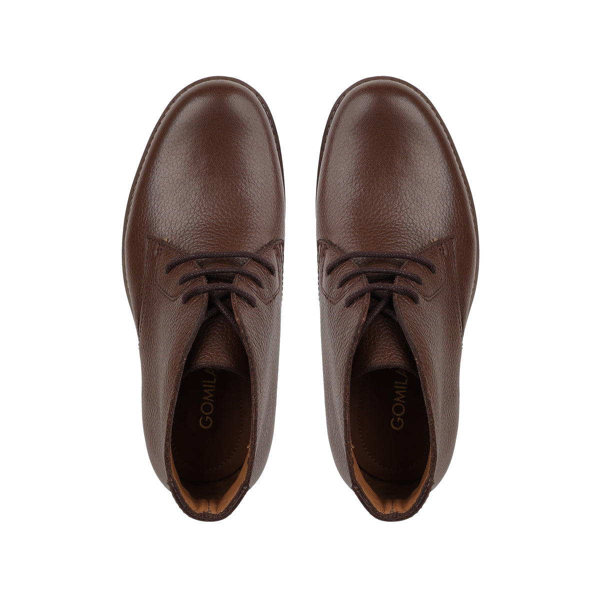 Jake -  Children’s Light Brown Milled Leather Boot