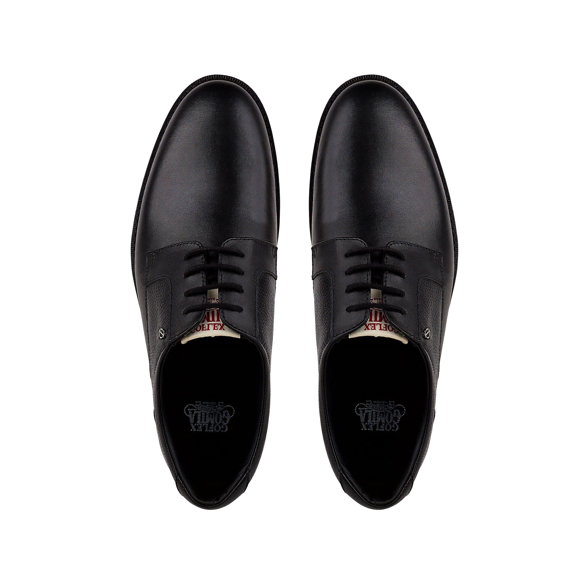 Mark - Men's Black Milled Leather Derby