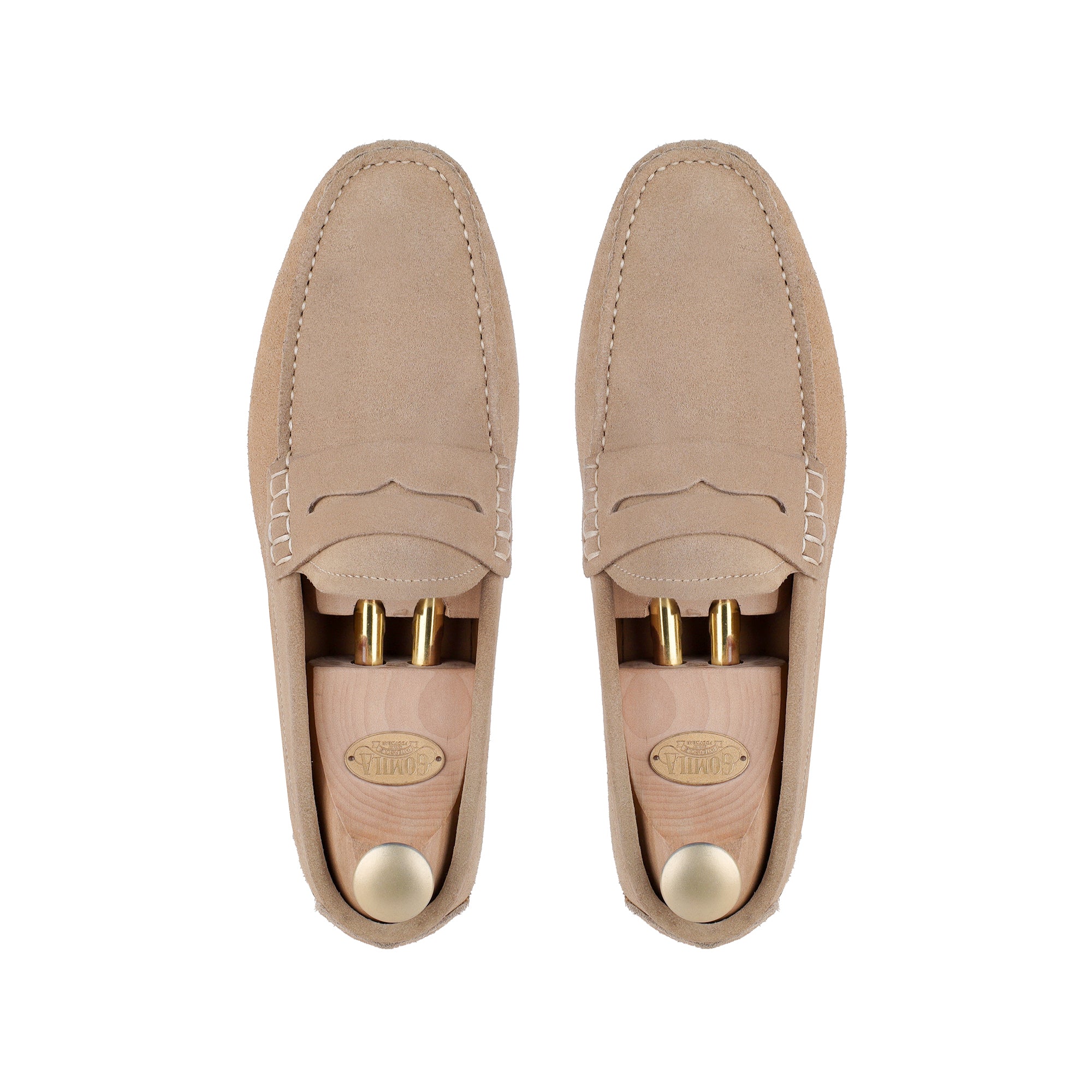 Knox - Men's Camel Split Suede Driver Shoe