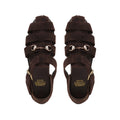 Gaspar - Men's Chocolate Brown Suede Sandal