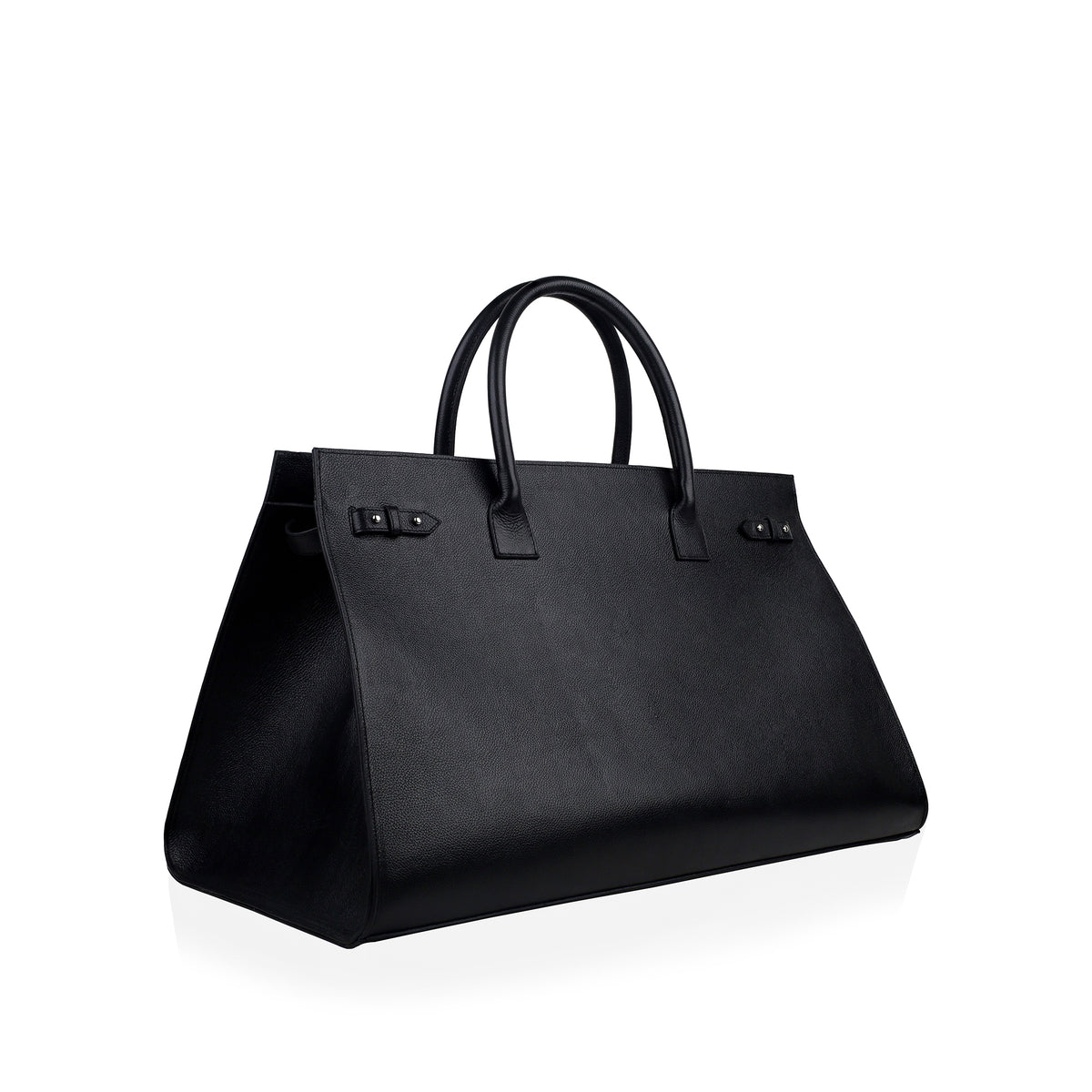 Title Dean - Men's Black Milled Faux Leather Bag