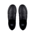 Jude - Men's Black Pebble Leather Sneaker