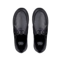 Jude - Men's Black Milled Leather Sneaker