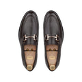 Tyler - Men's Dark Brown Milled Leather Casual