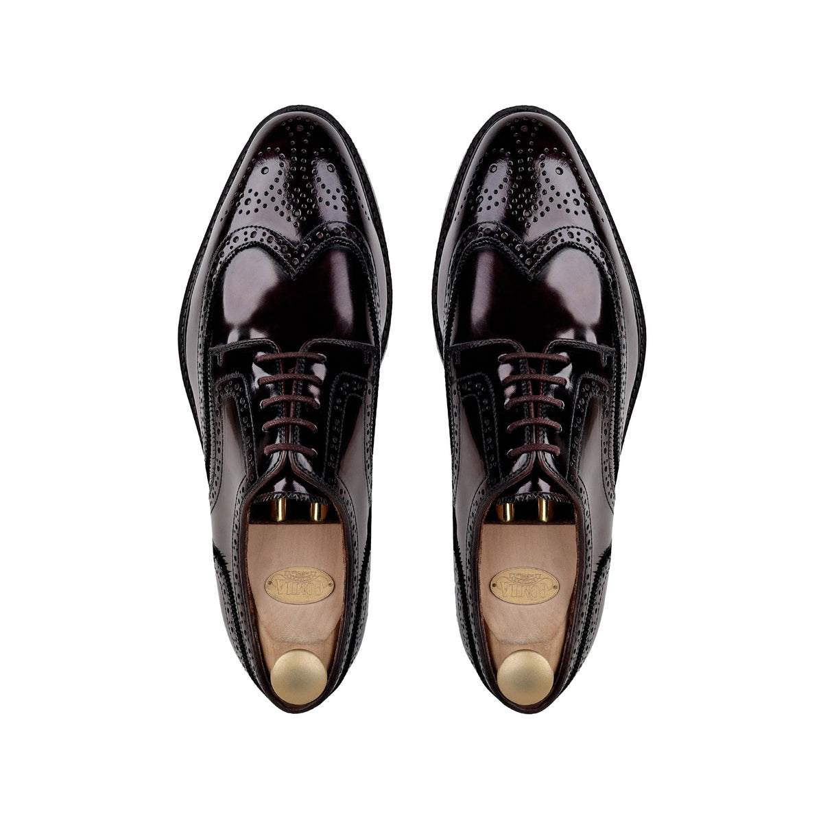 Arthur - Men's Burgundy Calf Leather Oxford Shoe
