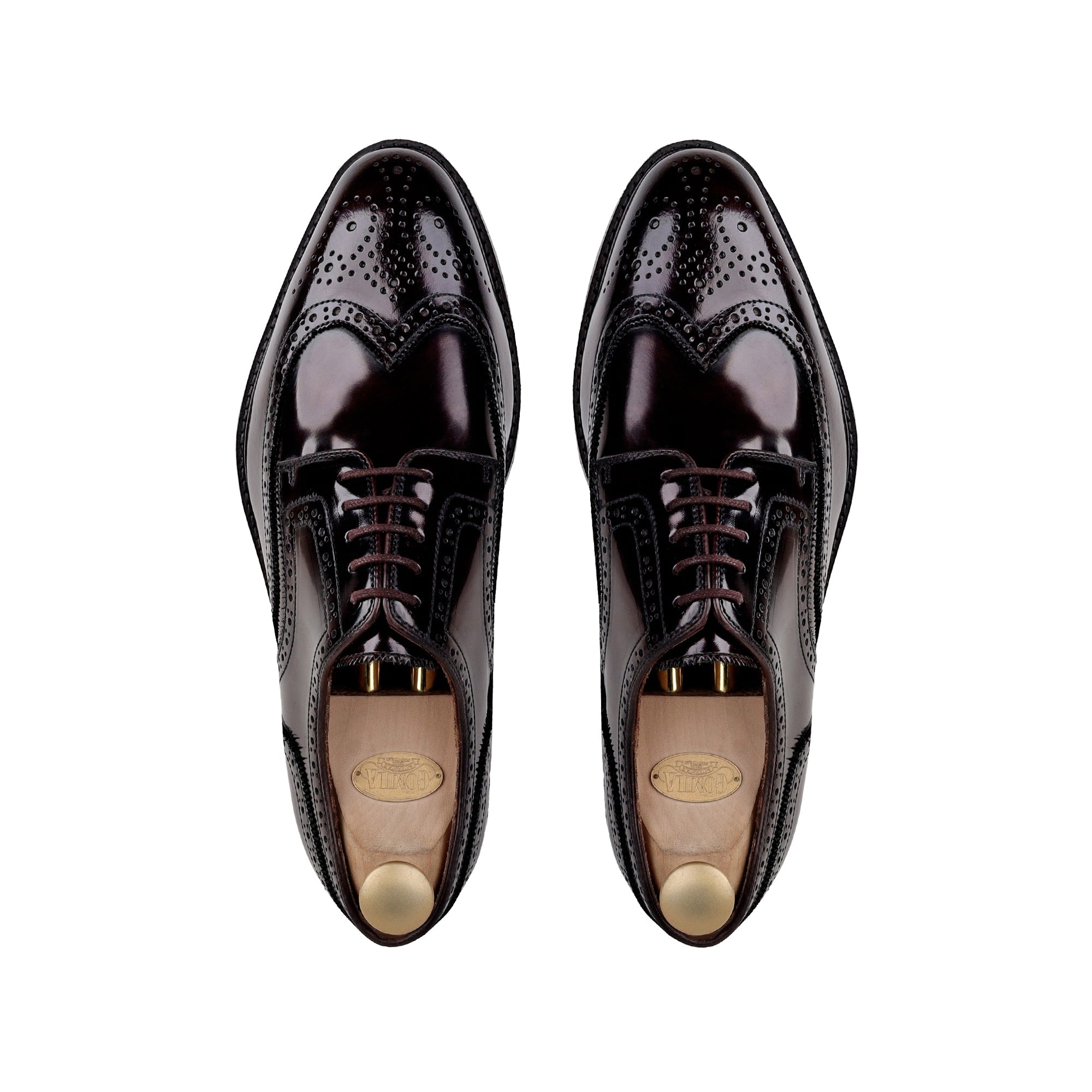 Arthur - Men's Burgundy Calf Leather Oxford Shoe