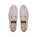 Vesco - Men's Steel Grey Suede Loafer