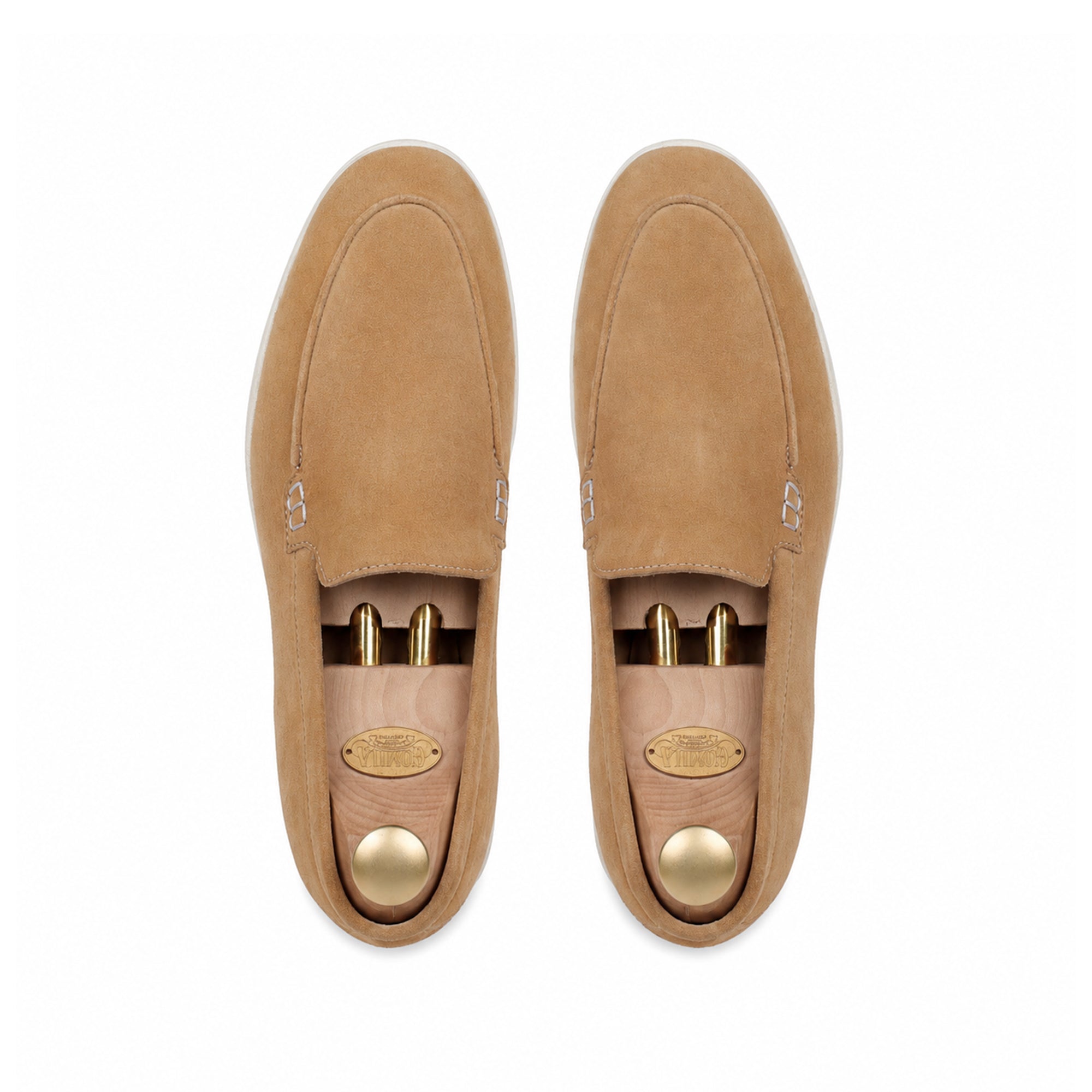 Crest - Men's Tan Suede Loafer