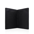 Luca - Black Pebble Grain Leather Card Holder