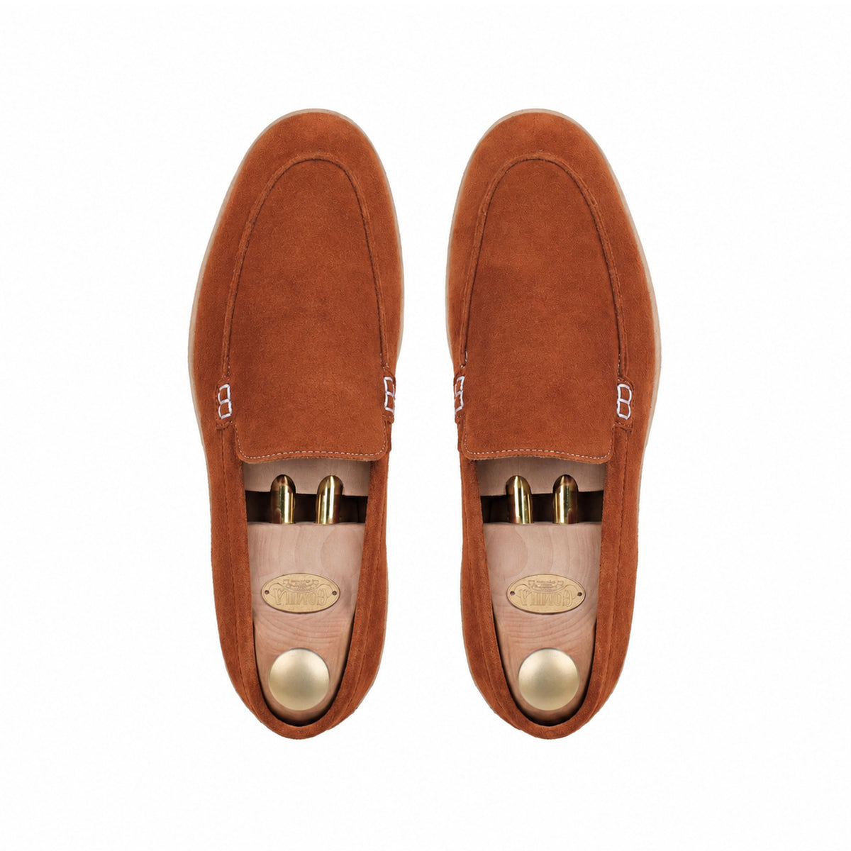 Crest - Men's Cognac Split Seude Loafer