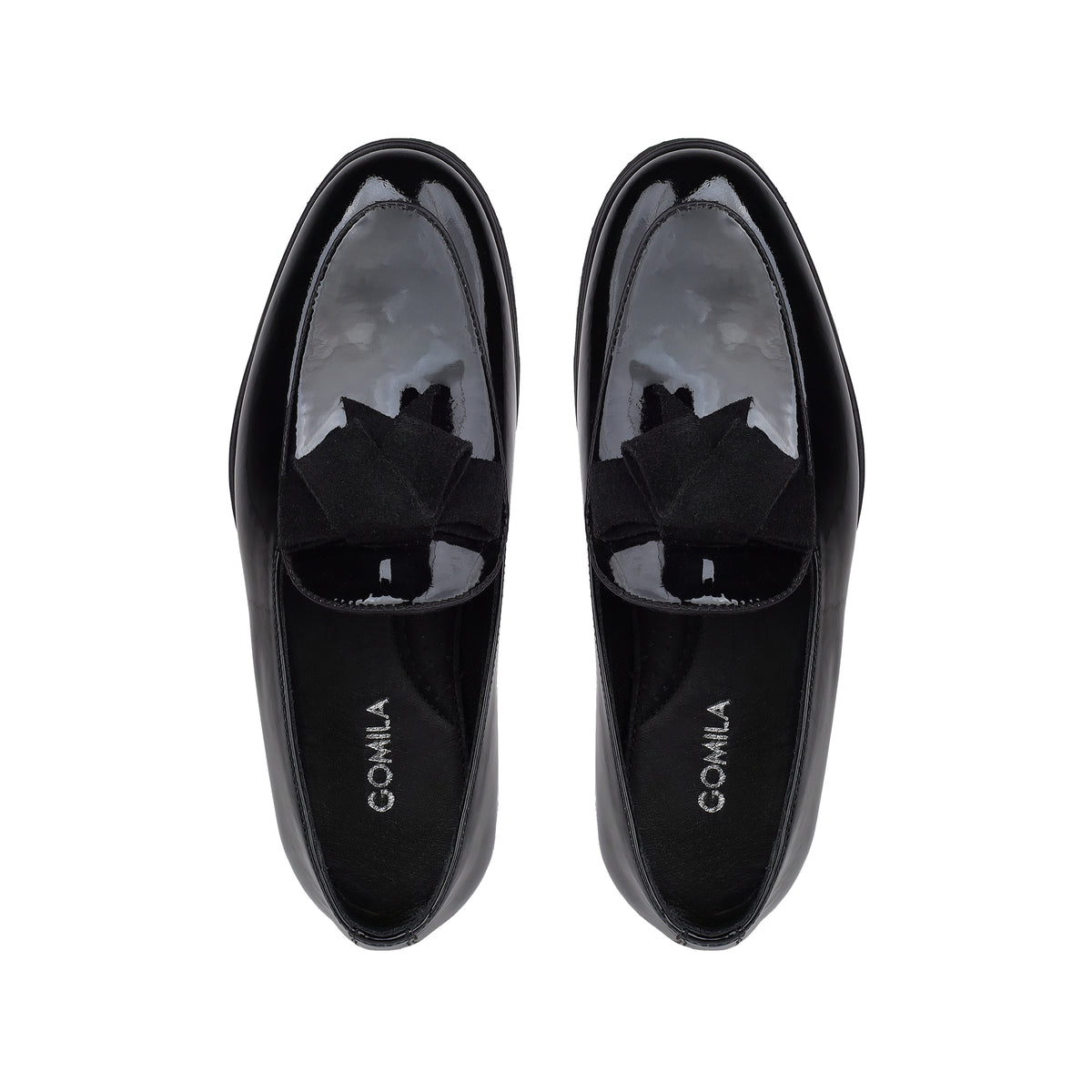 Kody -  Children's Black Box Leather Loafers