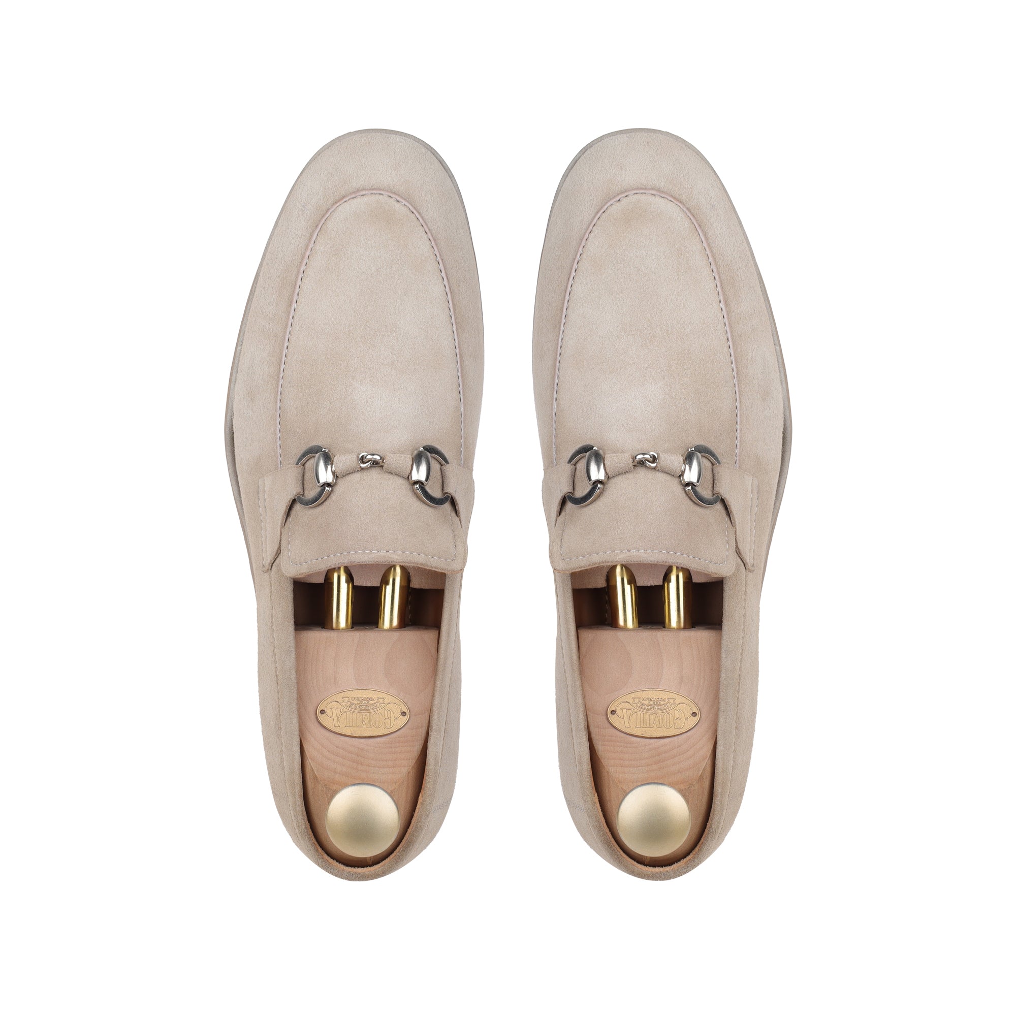 Albert - Men's Biege Suede Loafer