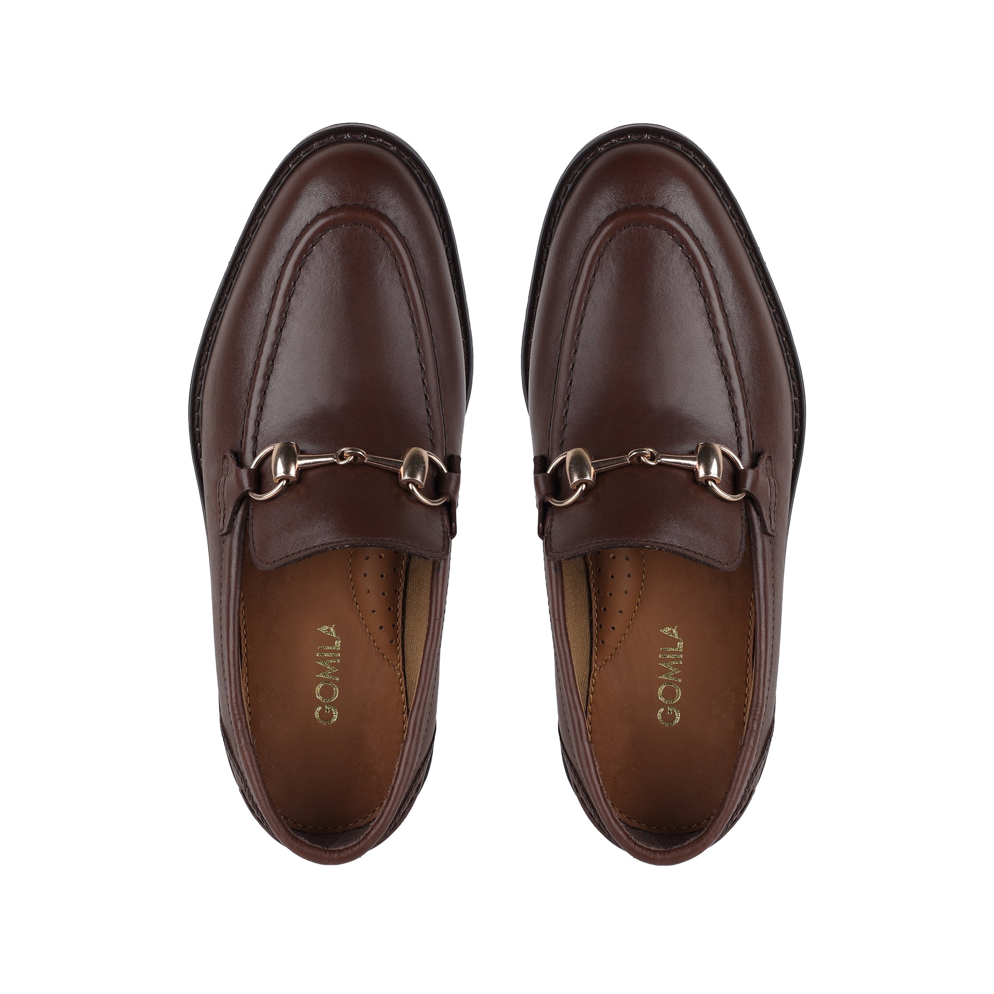 Drew -  Children's Light Brown Calf Leather Loafers