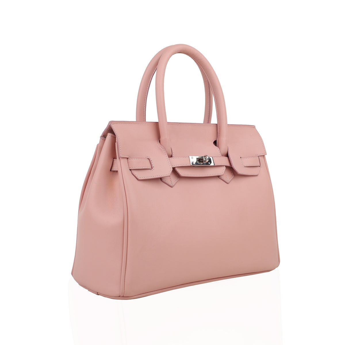 Ariana - Blush Pink  Leather Hand Bag