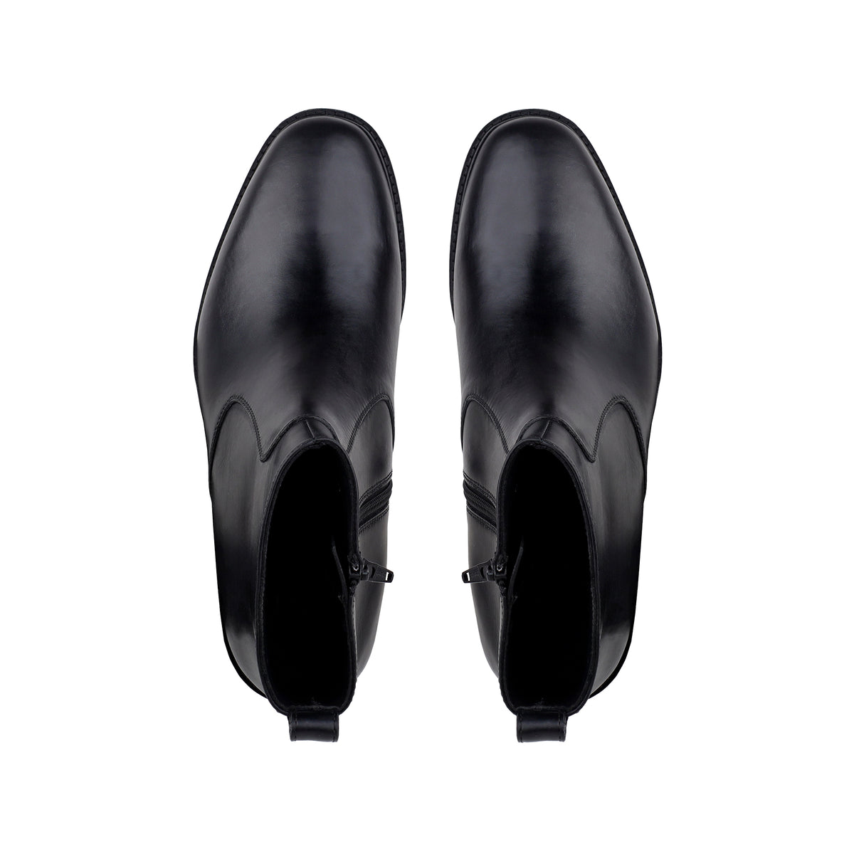 Drake  - Men's Black Calf Leather Chelsea Boot