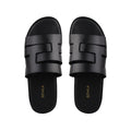 Caswell - Men's Black Calf Leather Slipper