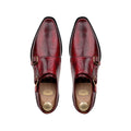 Clyde - Men's Oxblood Calf Leather Goodyear Welted Bespoke Double Monkstrap