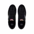 Nico - Men's Black Suede and Mesh Fabric Sneaker