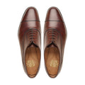 Rosso - Men's Reddish Brown Calf Leather Oxford Shoe