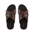 Vortex - Men's Dark Brown Calf Leather Slipper