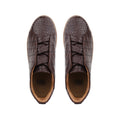 London - Men’s Brown Crocodile Print Sneaker