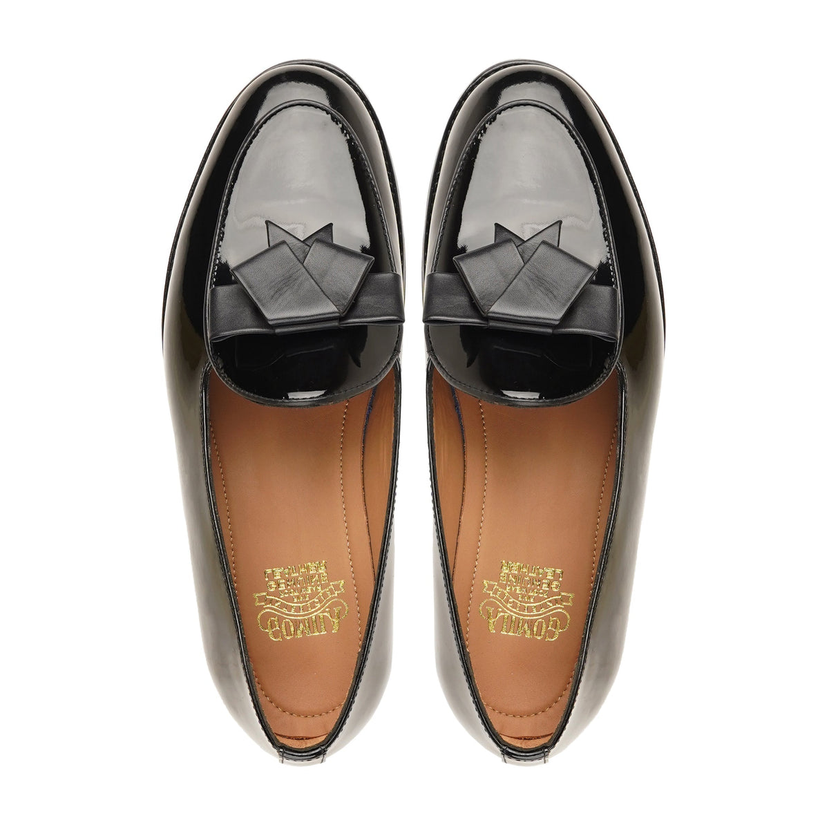 Pavia - Men's Black Box Leather High Shine Loafer