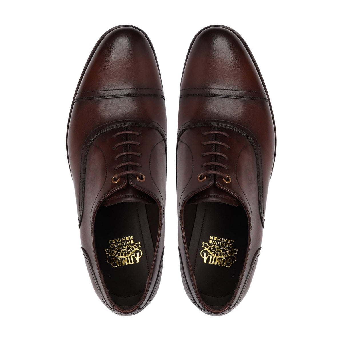 Lorsch - Men's Dark Brown Calf Leather Oxford Shoe