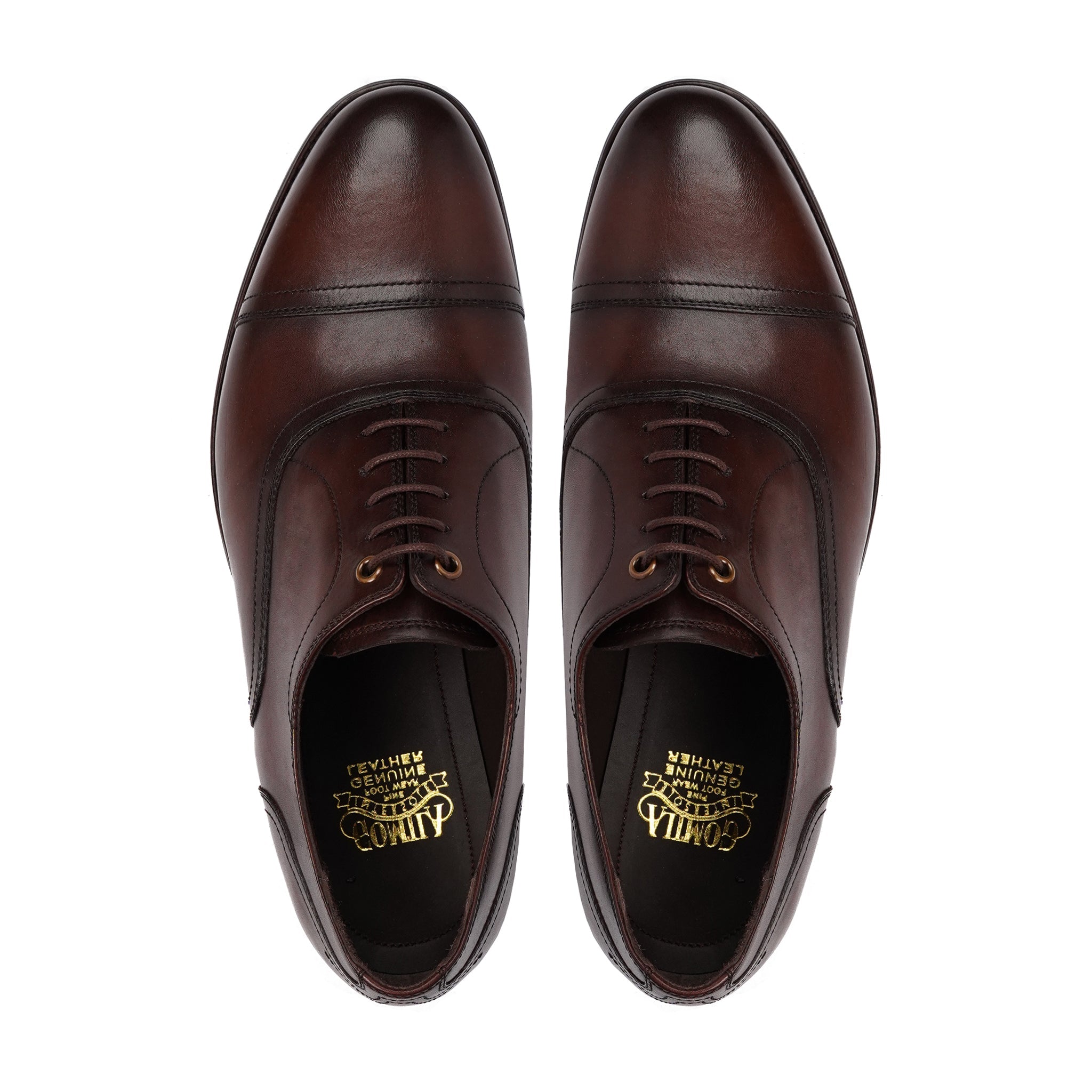 Lorsch - Men's Dark Brown Calf Leather Oxford Shoe
