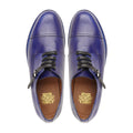 Gibsol - Men's Dark Blue Calf Leather Derby Shoe