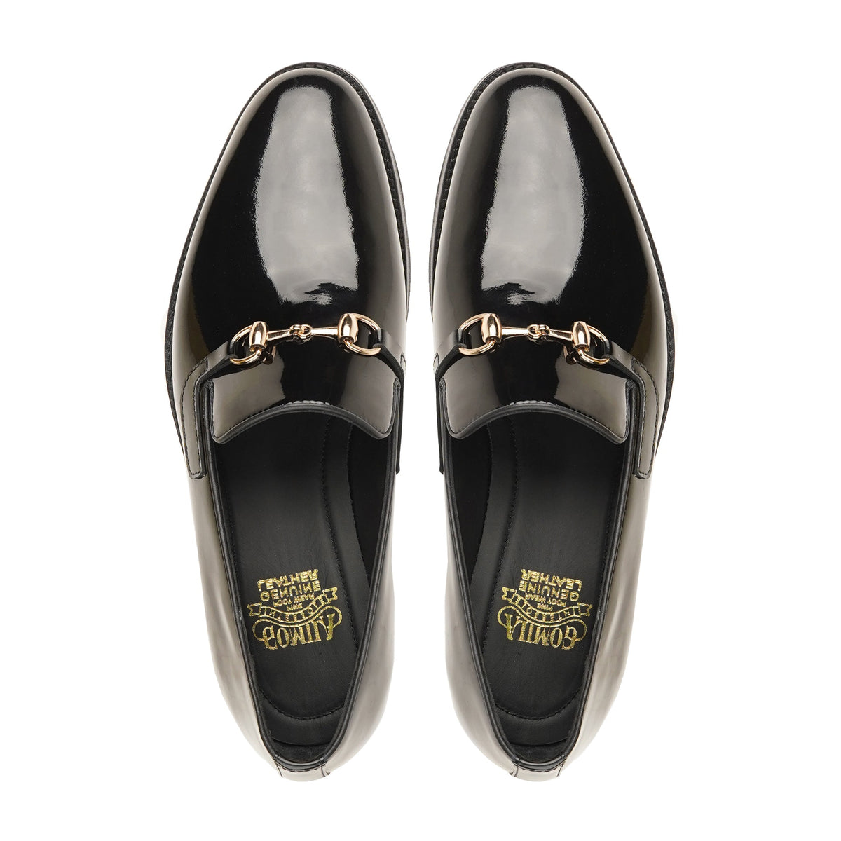 Tropez - Men's Black Patent Leather High Shine Loafer