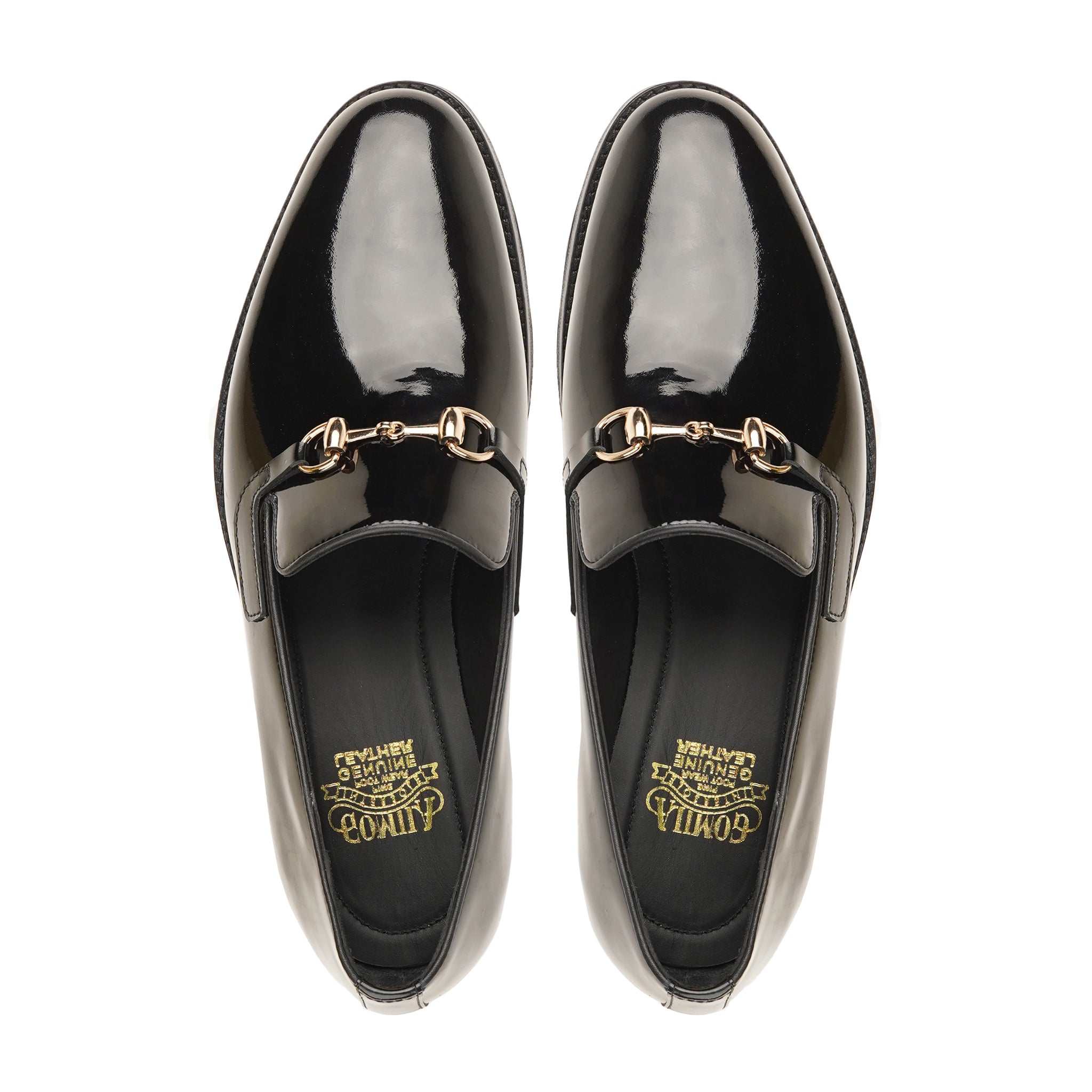 Tropez - Men's Black Patent Leather High Shine Loafer