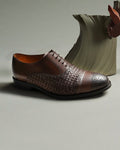 Kiruko - Men's Brown Calf Leather Oxford Shoe