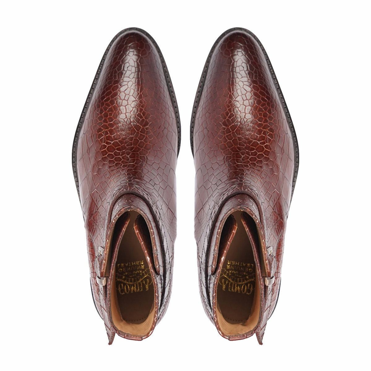 Koemi - Men's Oxblood Calf Leather Jodhpur Boot