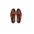 Arseni - Kid's Tan and Brown Calf Leather Derby Shoe (5-12 Years Old)