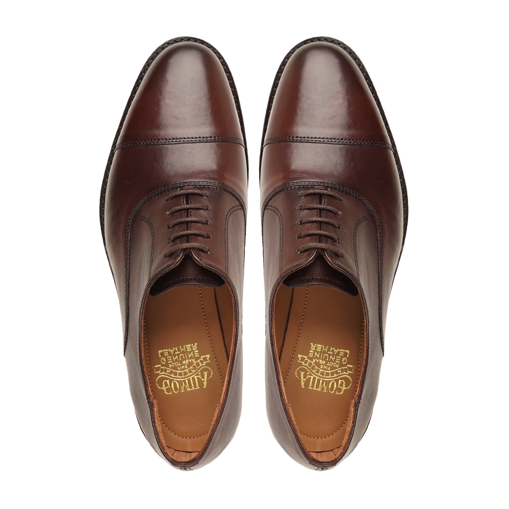 Rostock - Men's Dark Brown Calf Leather Oxford Shoe