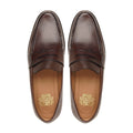 Gario - Men's Dark Brown Leather Loafer