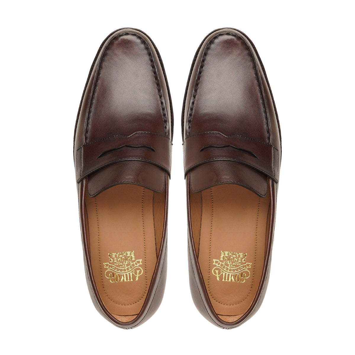 Gario - Men's Dark Brown Leather Loafer